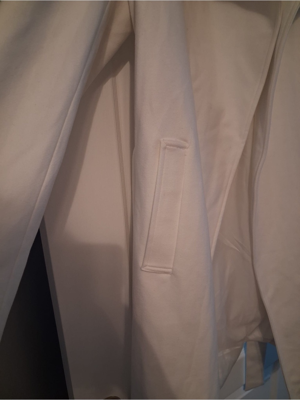 Long White Trench Coat - Picture 2 of 7